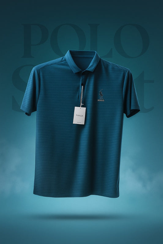 Polo Dri-Fit Performance Shirt – Ocean Blue