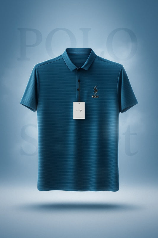 Polo Dri-Fit Performance Shirt – Ocean Blue
